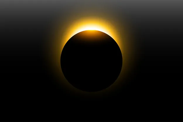 Total solar eclipse in Asturias