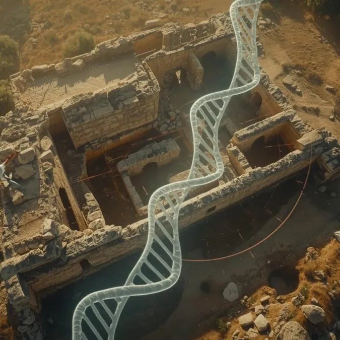 Invisible layers: reading the secret of genes and the earth