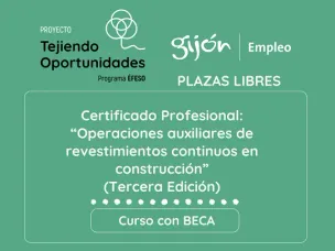 Proyecto Tejiendo Oportunidades: Revestimientos continuos construcción