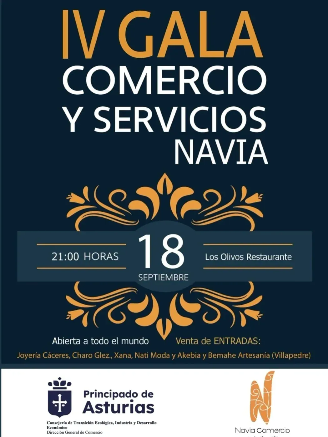 IV Gala de Comercio y Servicios de Navia 2026