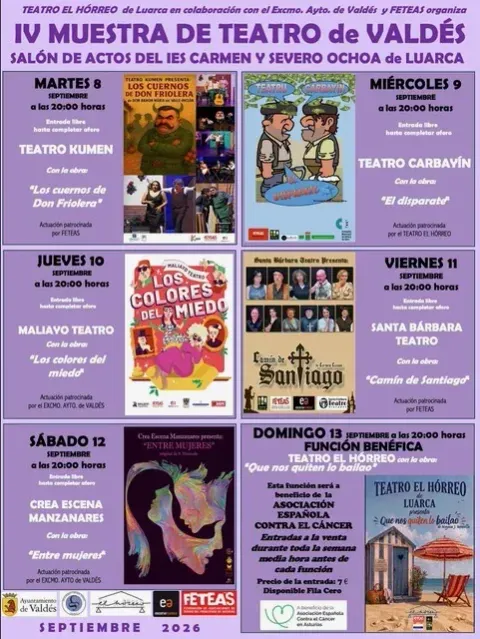 IV Muestra de Teatro de Valdés 2026