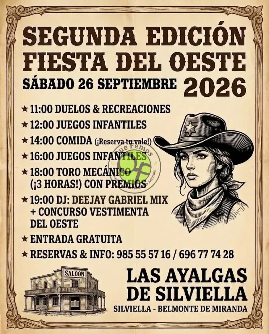 The Museo de Las Ayalgas de Silviella celebrates the second edition of its Western Party