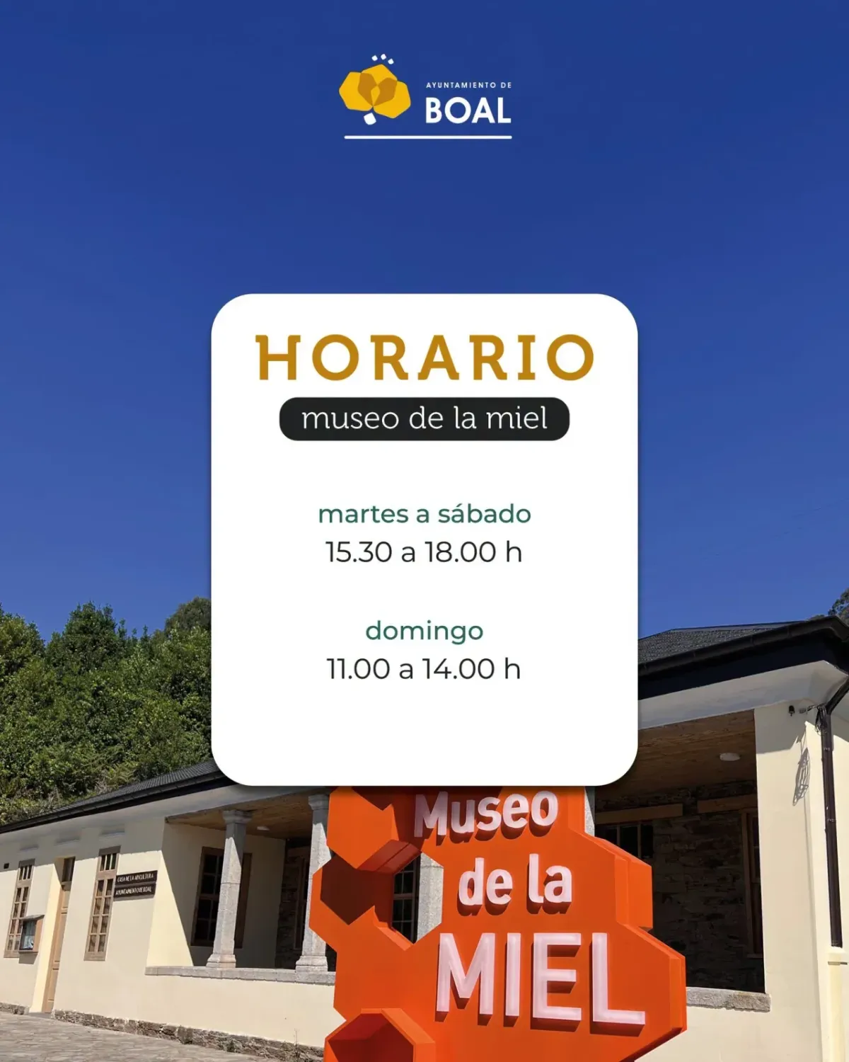 Horario del Museo de la Miel de Boal