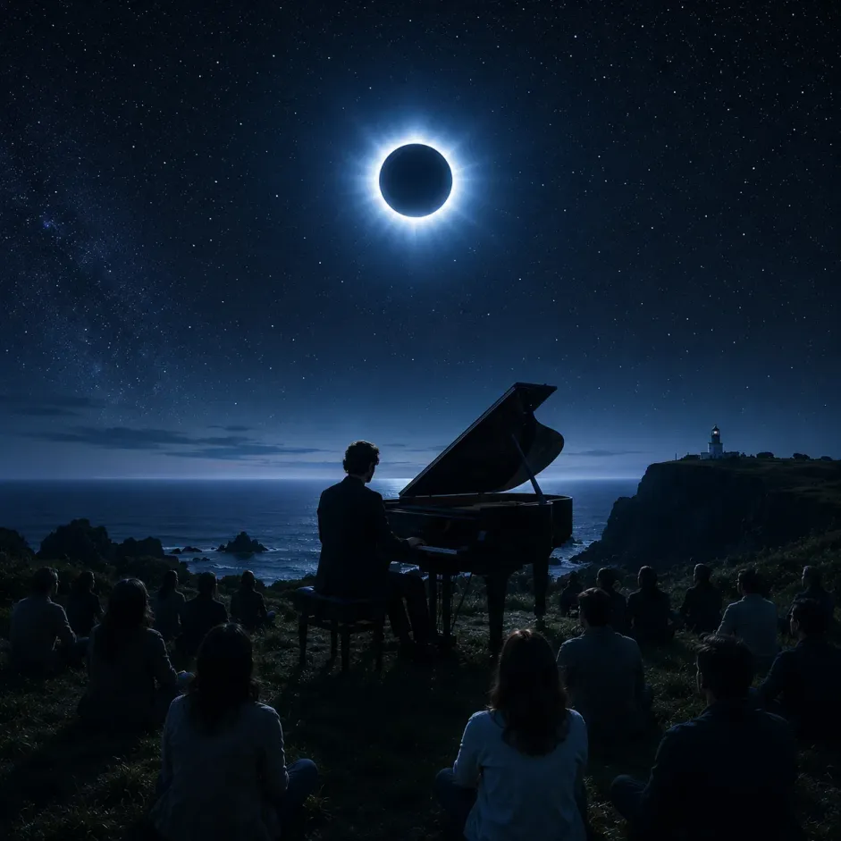 Concierto silencioso · Música bajo el eclipse