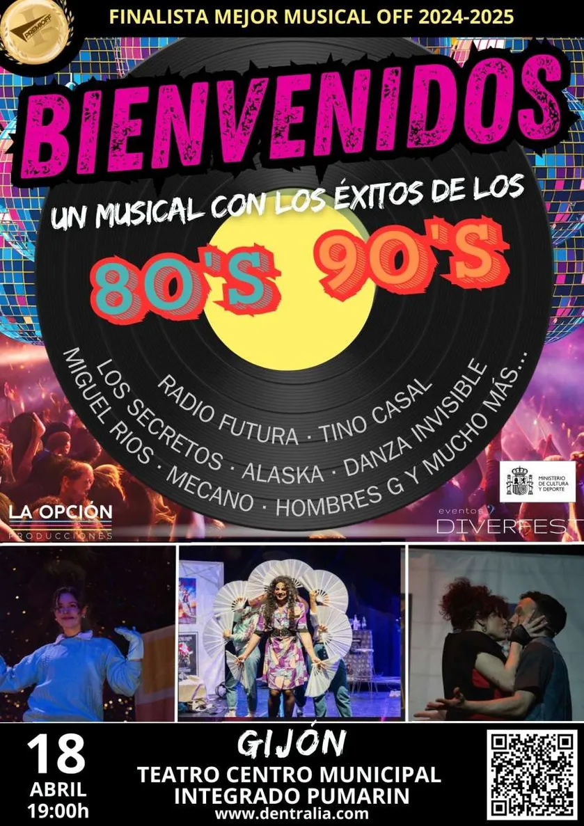 WELCOME: A musical with the hits of the 80s and 90s.