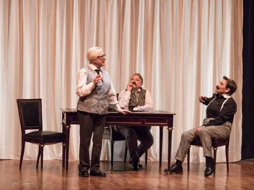 AMATEUR SCENE. La Galerna theater group (Gijón). Saxfem