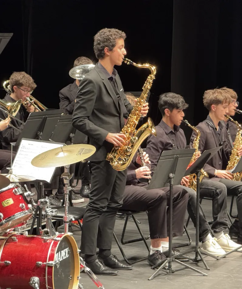Concierto intercambio de BIG BANDS. Conservatorio profesional de música y danza de Gijón.