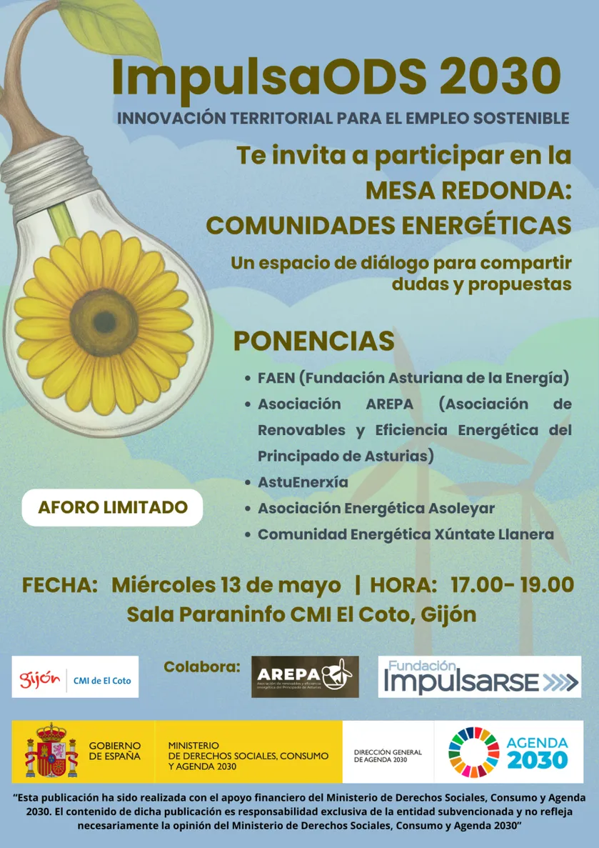 Mesa redonda: "Comunidades energéticas".