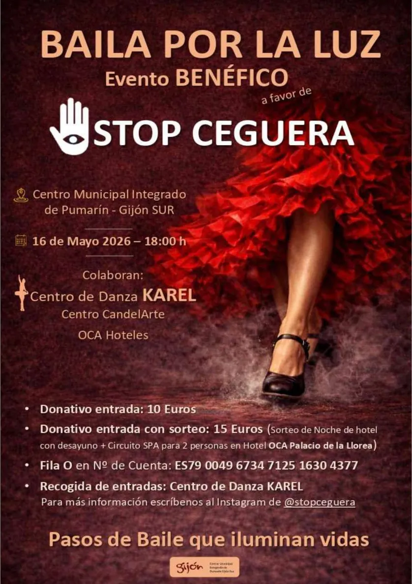 BAILA POR LA LUZ. Acto benéfico.