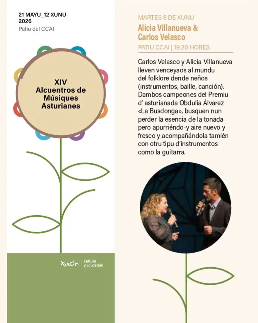 Alicia Villanueva & Carlos Velasco (XIV Alcuentros de Músiques Asturianes)
