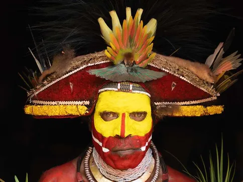 Rostros de Papua Nueva Guinea