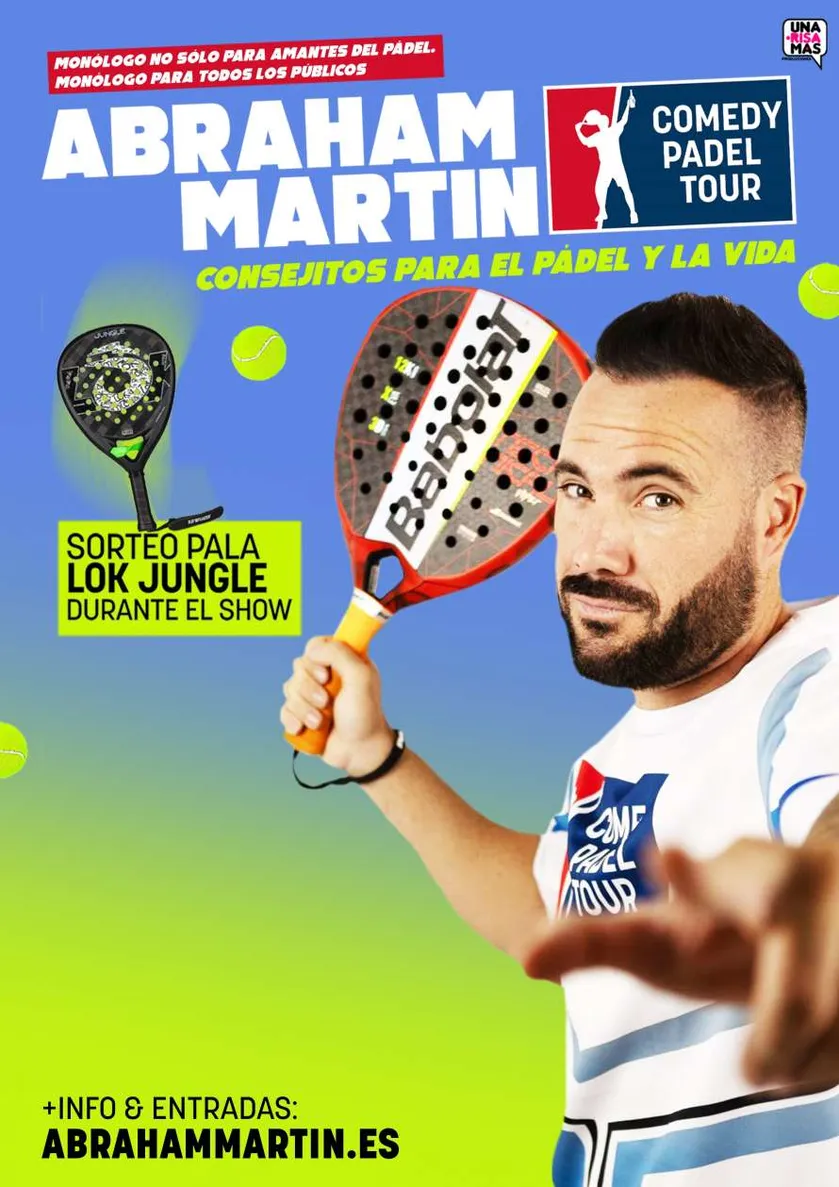 ABRAHAM MARTÍN en "Comedy Padel Tour".