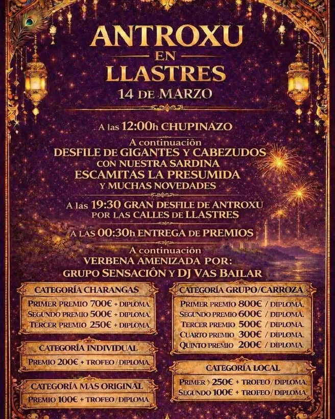 Antroxu in Llastres. Colunga