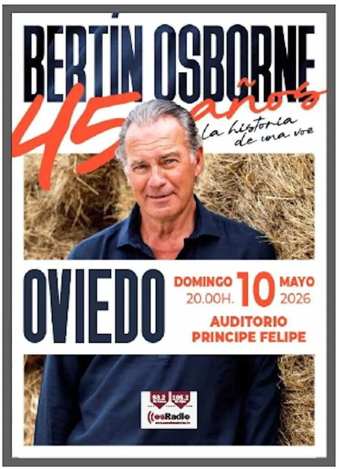 Bertín Osborne: 45 años. La historia de una voz. Concierto en Oviedo