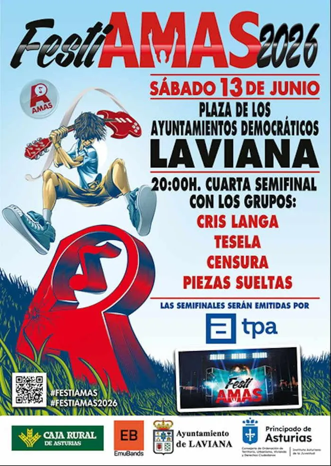 FestiAmas 2026. Concert in Laviana