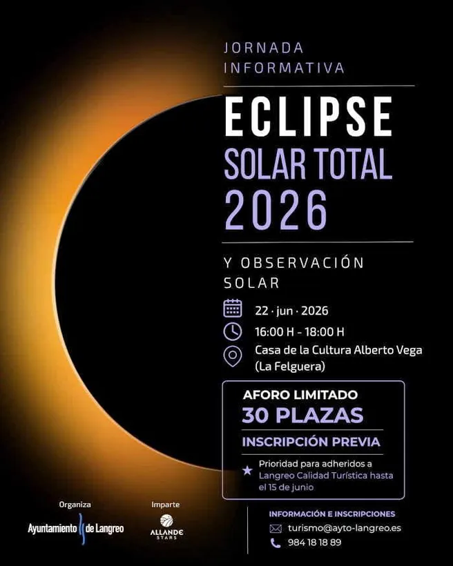 Total Solar Eclipse. Workshop in Langreo
