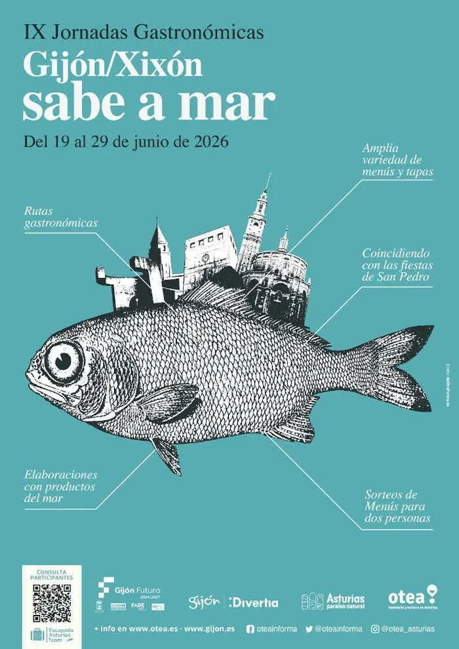 Gijón tastes like the sea. Gastronomic days in Gijón