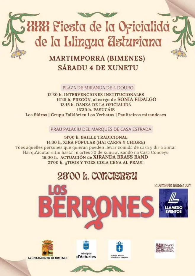 XXX Fiesta de la Oficialidá de la Llingua Asturiana en Bimenes