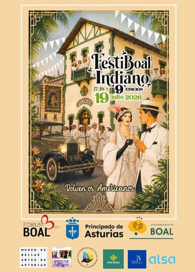FestiBoal Volven os americanos. Festival indiano en Boal