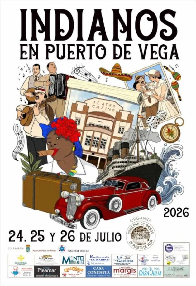Indian Festival in Puerto de Vega