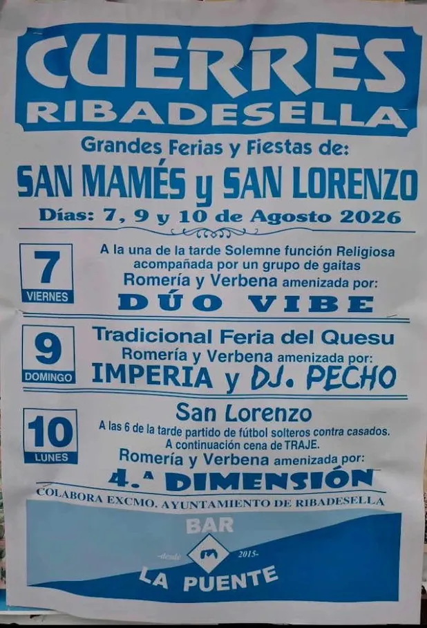 San Mamés and San Lorenzo Fairs and Festivals in Cuerres