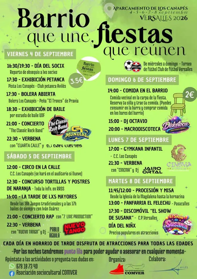 Versalles Festivities