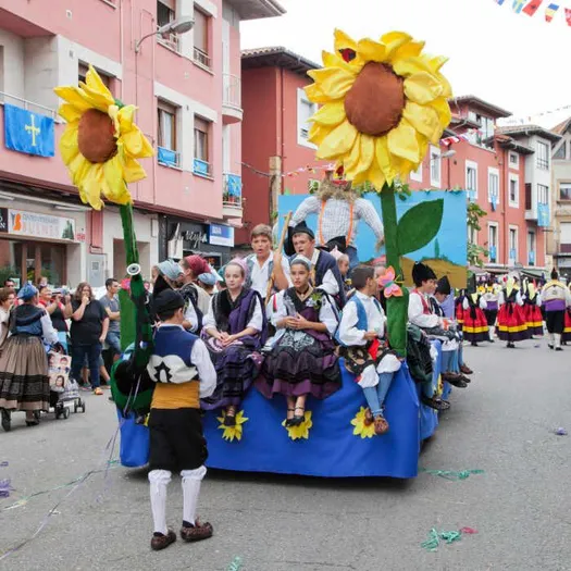 Fiesta del Bollu en Arriondas. Parres