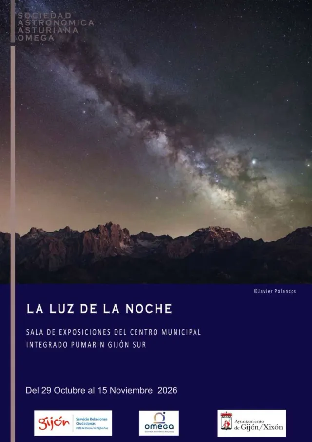 Exposición "La LUZ de la NOCHE". Sociedad Astronómica OMEGA.