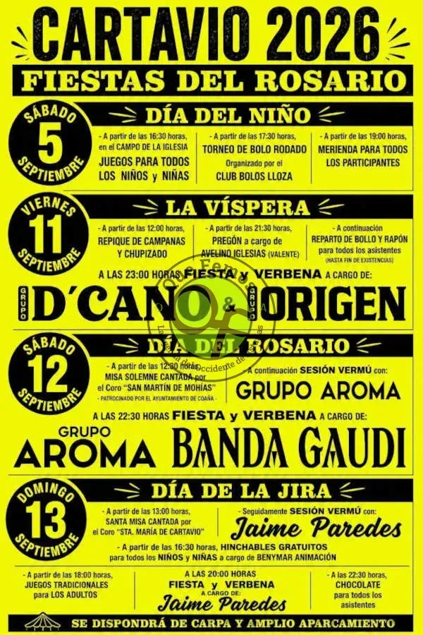 Fiestas del Rosario 2026 en Cartavio