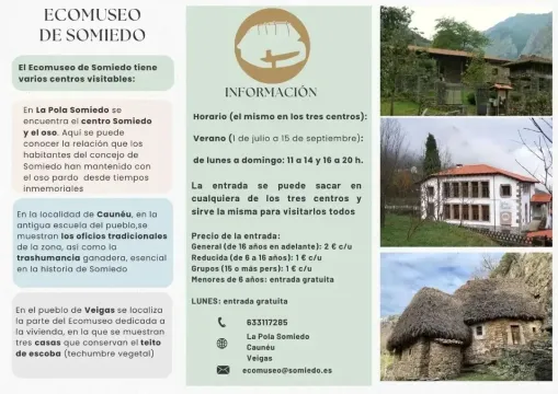 El Ecomuseo de Somiedo estrena horario de verano