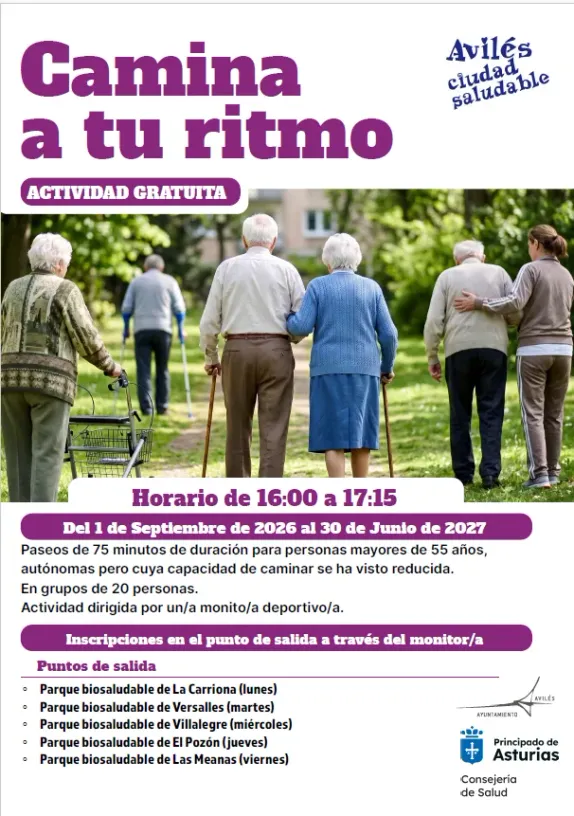 Actividad «Camina a tu ritmo».