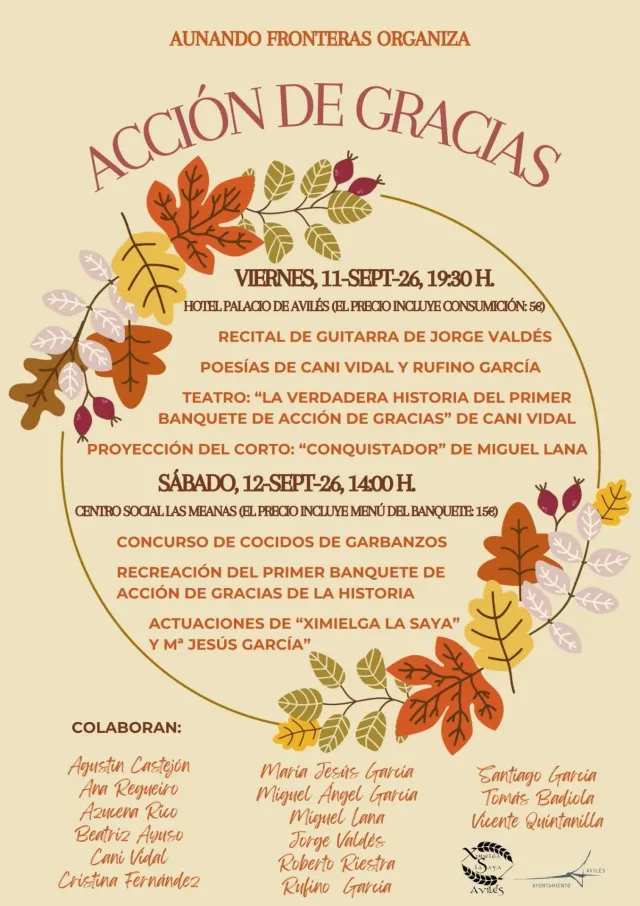 "Thanksgiving" Activities by Asociación Aunando Fronteras