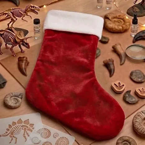 Dinocalcetines navideños