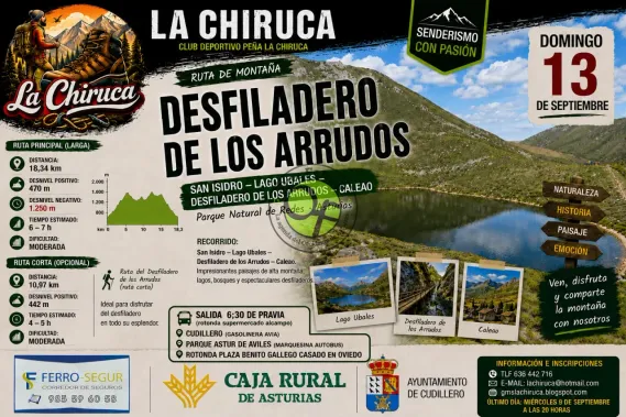 Grupo de Montaña La Chiruca: Ruta Puerto de San Isidro-Caleao