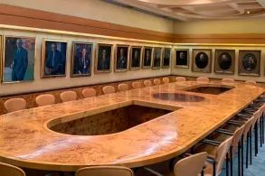 Visita al edificio de la Cámara de Comercio de Oviedo