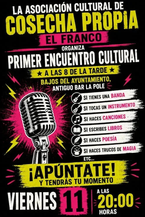 Primer Encuentro Cultural de la Asociación De Cosecha Propia