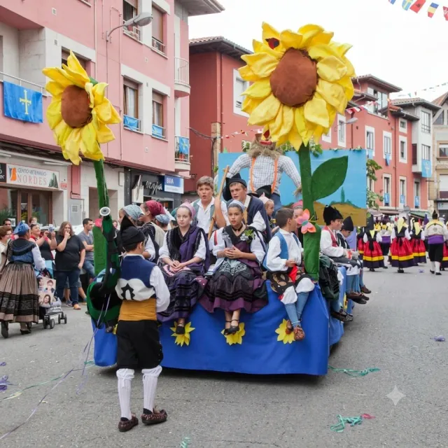 Fiesta del Bollu en Arriondas. Parres