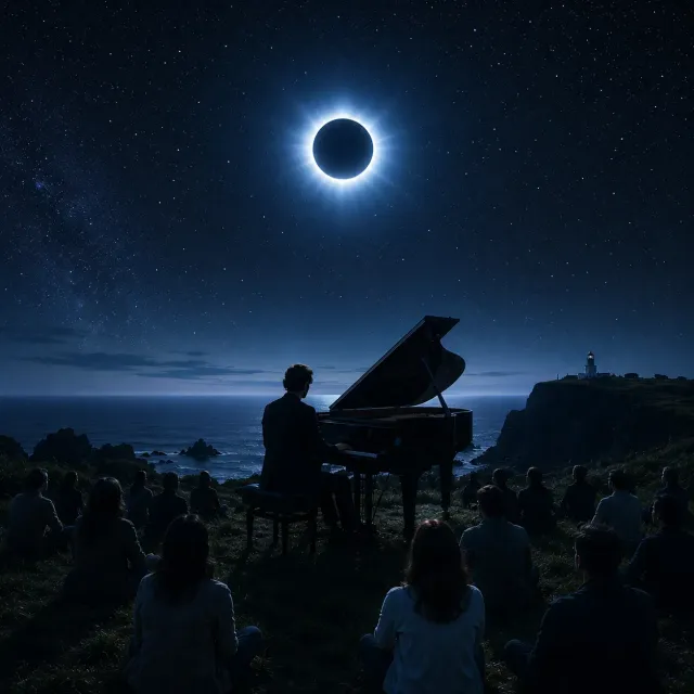 Concierto silencioso · Música bajo el eclipse