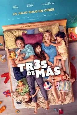 Tres de más