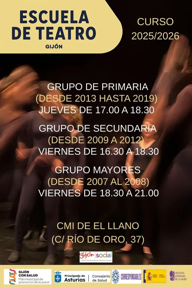 Escuela de Teatro: Inscripciones