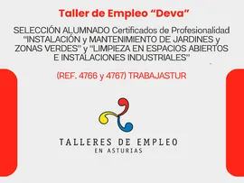 Taller de Empleo "Deva". Abierto plazo de inscripción