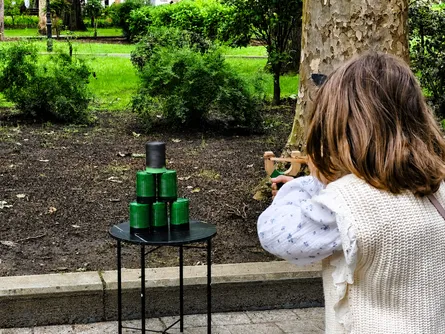 ARCU ATLÁNTICU FESTIVAL. Traditional games. Play with wood, use your head and the wood
