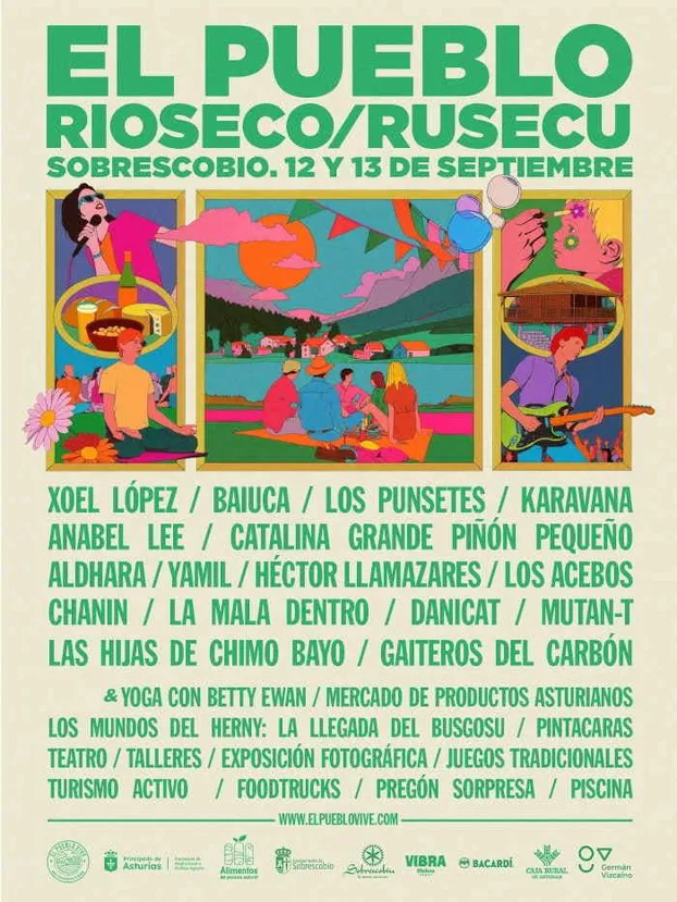 El Pueblo. Festival en Rioseco. Sobrescobio