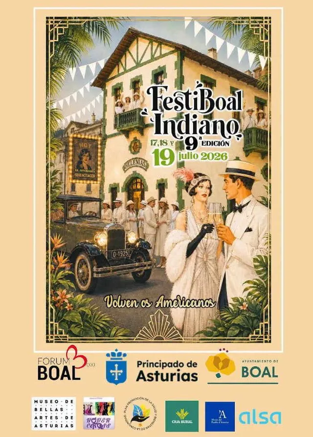 FestiBoal Volven os americanos. Festival indiano en Boal