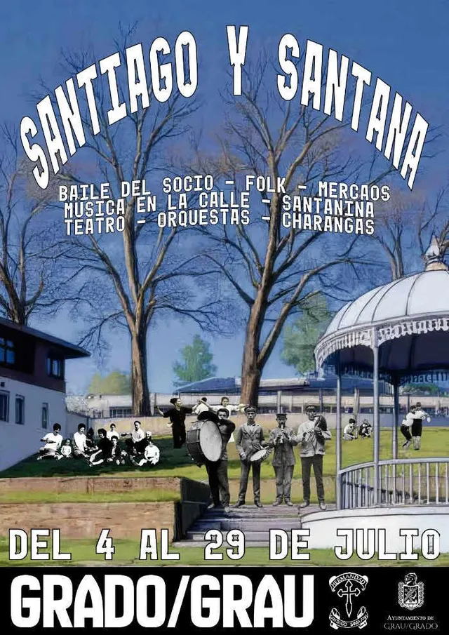 Santiago y Santa Ana. Fiestas en Grado