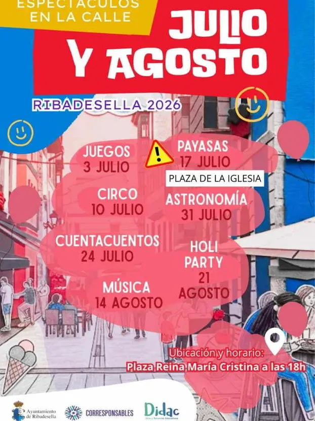 Viernes de Verano. Actividades infantiles en Ribadesella