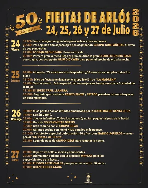 Fiestas de Arlós. Llanera