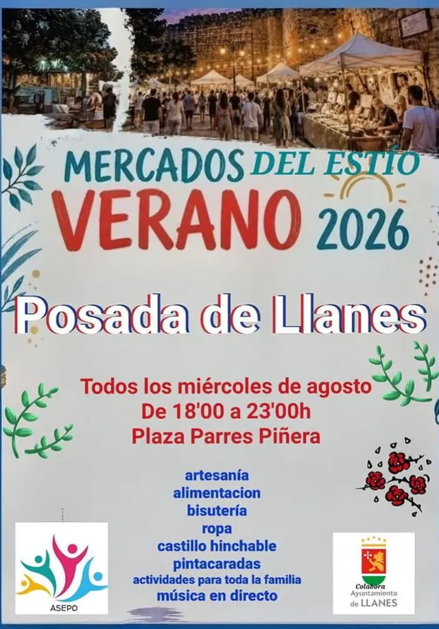 Summer Markets Summer 2026. Llanes