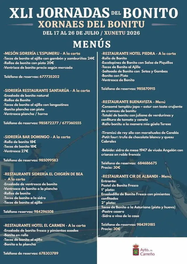 XLI Jornadas del Bonito en Candás. Carreño