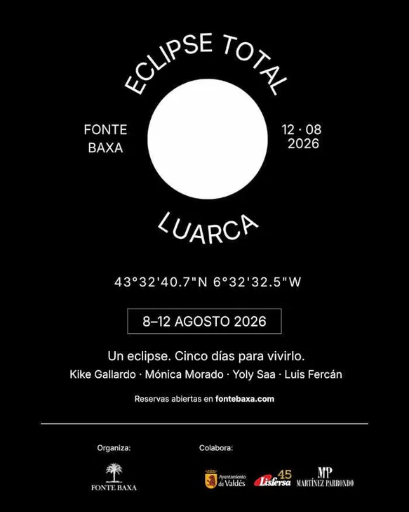 Fonte Baxa. Eclipse Total. Valdés